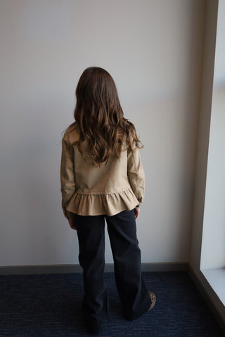 YOUTH Peplum Twill Jacket