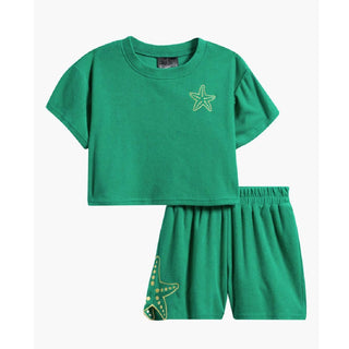YOUTH Terry Embroidered Set