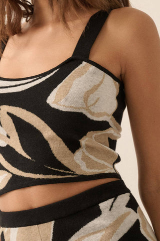 Island Jacquard Knit Tank