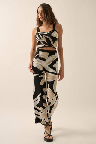 Island Jacquard Knit Tank