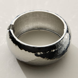 Hammered Alloy Cuff Bracelet