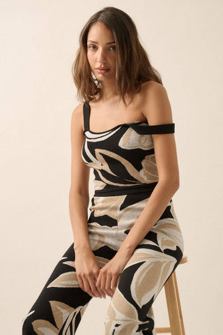 Island Jacquard Knit Tank