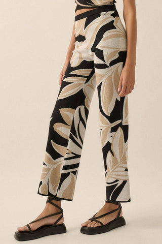 Island Jacquard Knit Pant