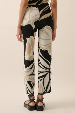 Island Jacquard Knit Pant