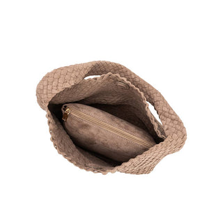 Suede Recycled Vegan Woven Bag
