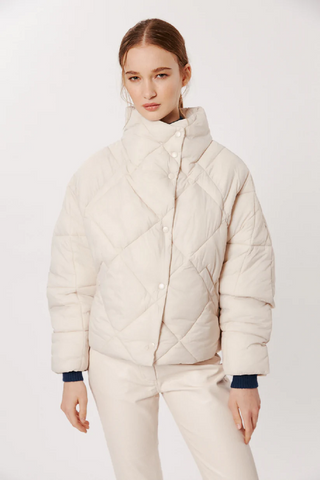 Pearl Quilted Puffer Coat