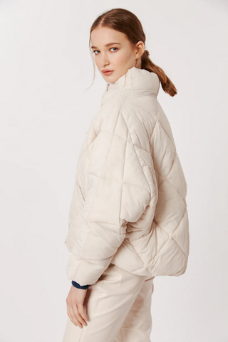 Pearl Quilted Puffer Coat