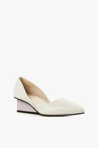 Square Wedge Pointed Toe Heel