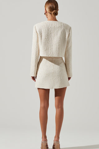 Tweed Power Mini Skirt