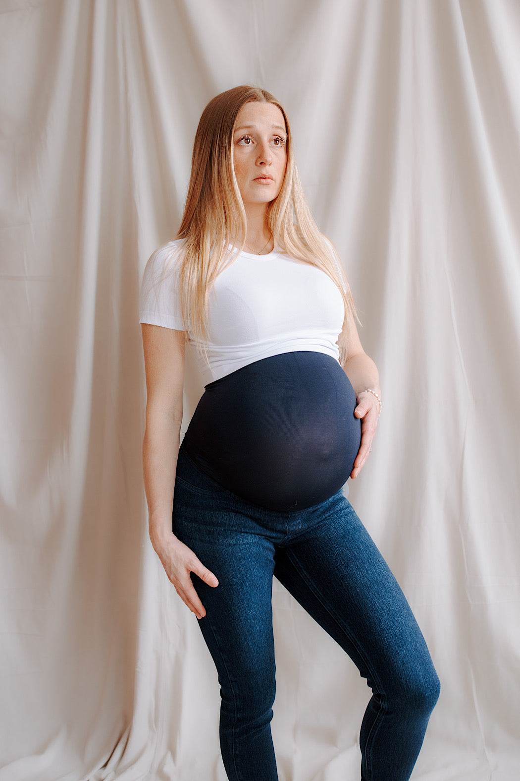 SPANX Maternity Blue Jeggings – OMONI BOUTIQUE