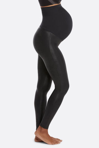 SPANX Maternity Faux Leather Leggings