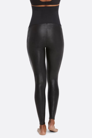 SPANX Maternity Faux Leather Leggings